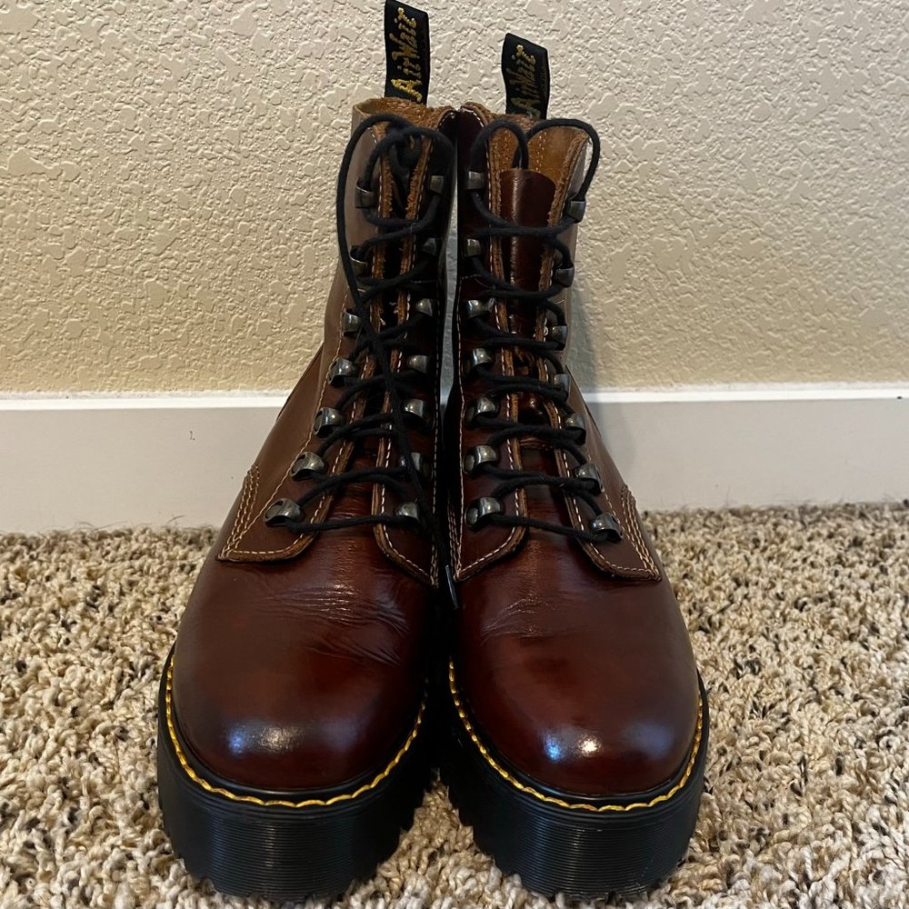 Brown Platform Dr. Martens- Women's Size 8